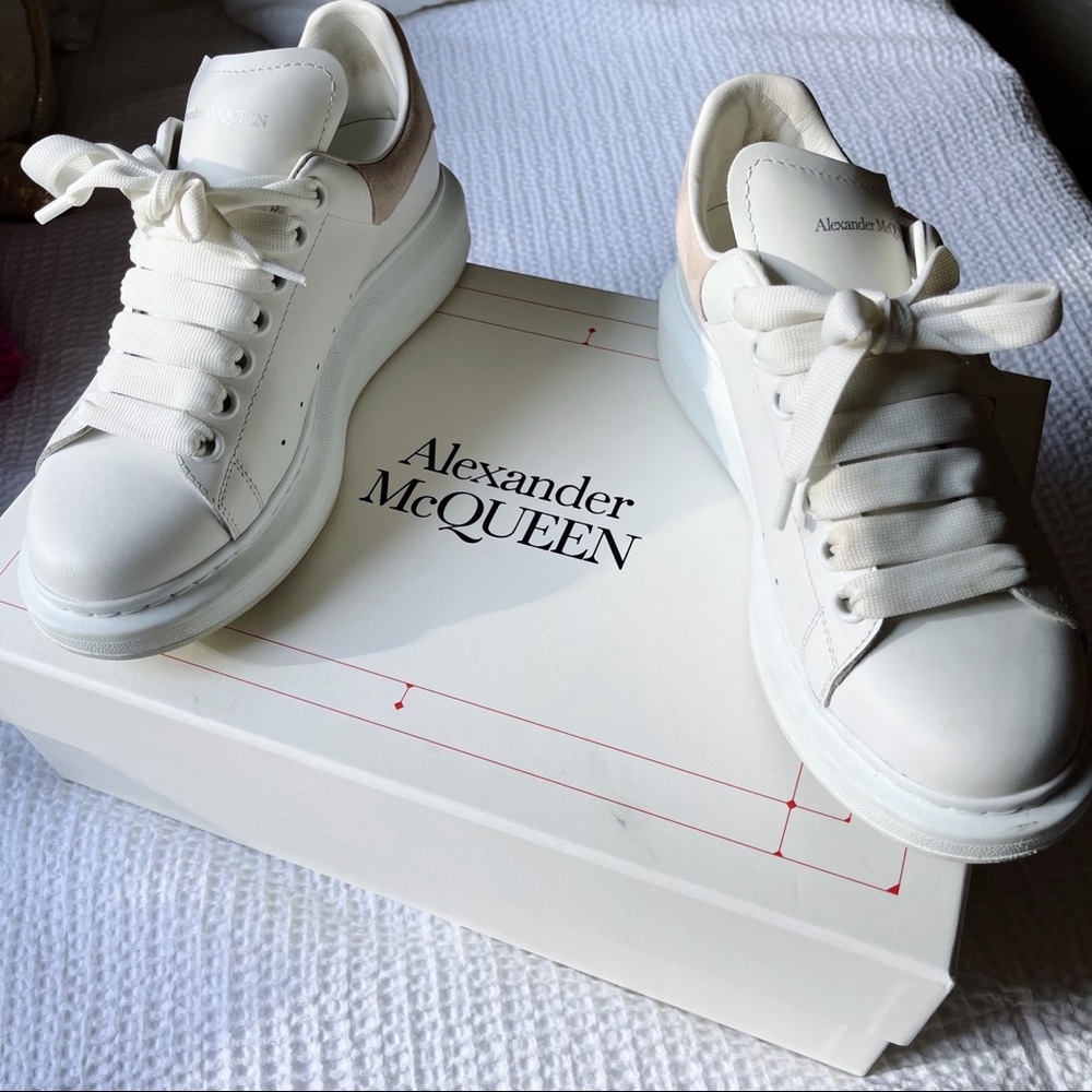 pink Alexander McQueen sneakers with box!